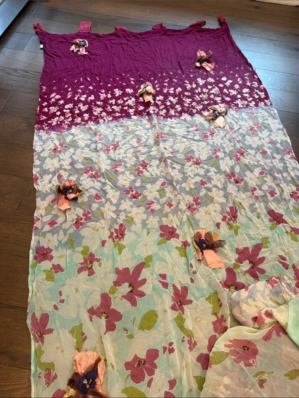 Anthropologie Silk Curtains Set of 2 - C65-031